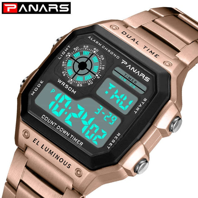 PANARS Business Men Watches Waterproof G Watch THOCK Stainless Steel  Digital Wristwatch Clock Relogio Masculino Erkek Kol Saati 21237a From  Tybgt, $22.57 | DHgate.Com